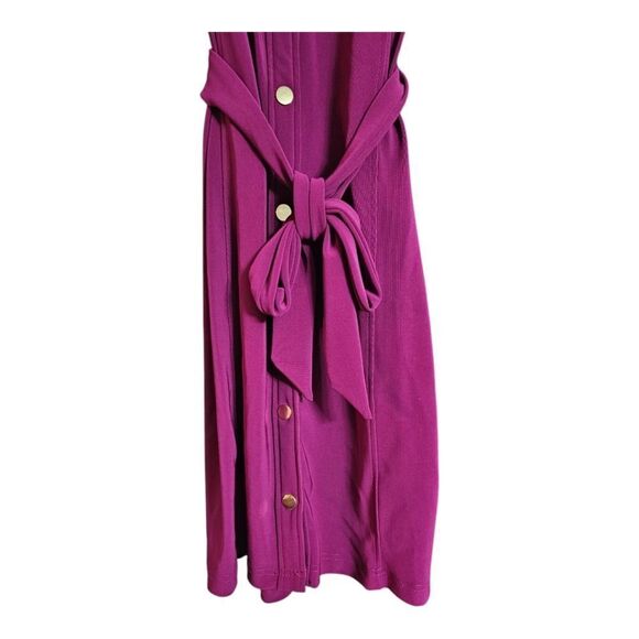 SOLD!!! BOSTON PROPER Beyond Travel Sleeveless Dress Acai Berry - Size Medium - Picture 6 of 10